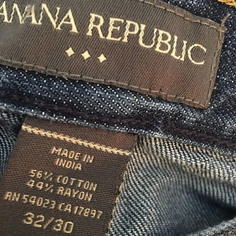 Banana Republic Chambray Button fly jeans